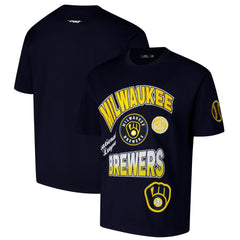 Milwaukee Brewers Pro Standard Turn It Up Dropped Shoulder T-Shirt | MLB Near me