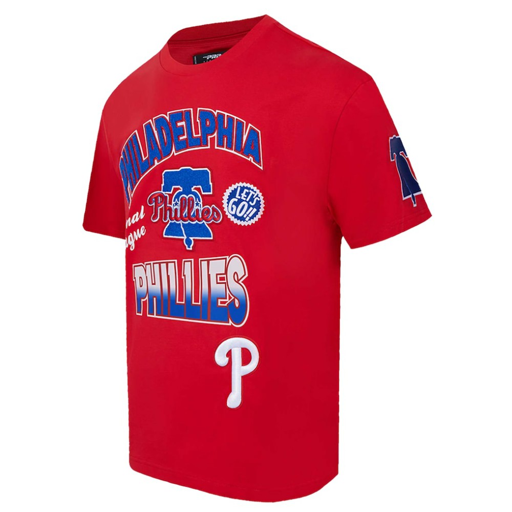 Philadelphia Phillies Pro Standard Turn It Up Dropped Shoulder T-Shirt | MLB Shop