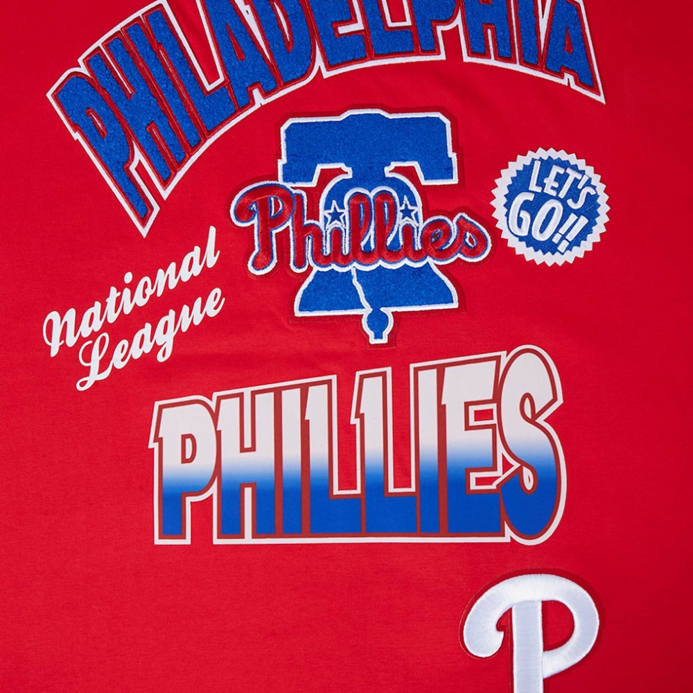 Philadelphia Phillies Pro Standard Turn It Up Dropped Shoulder T-Shirt | MLB Shop