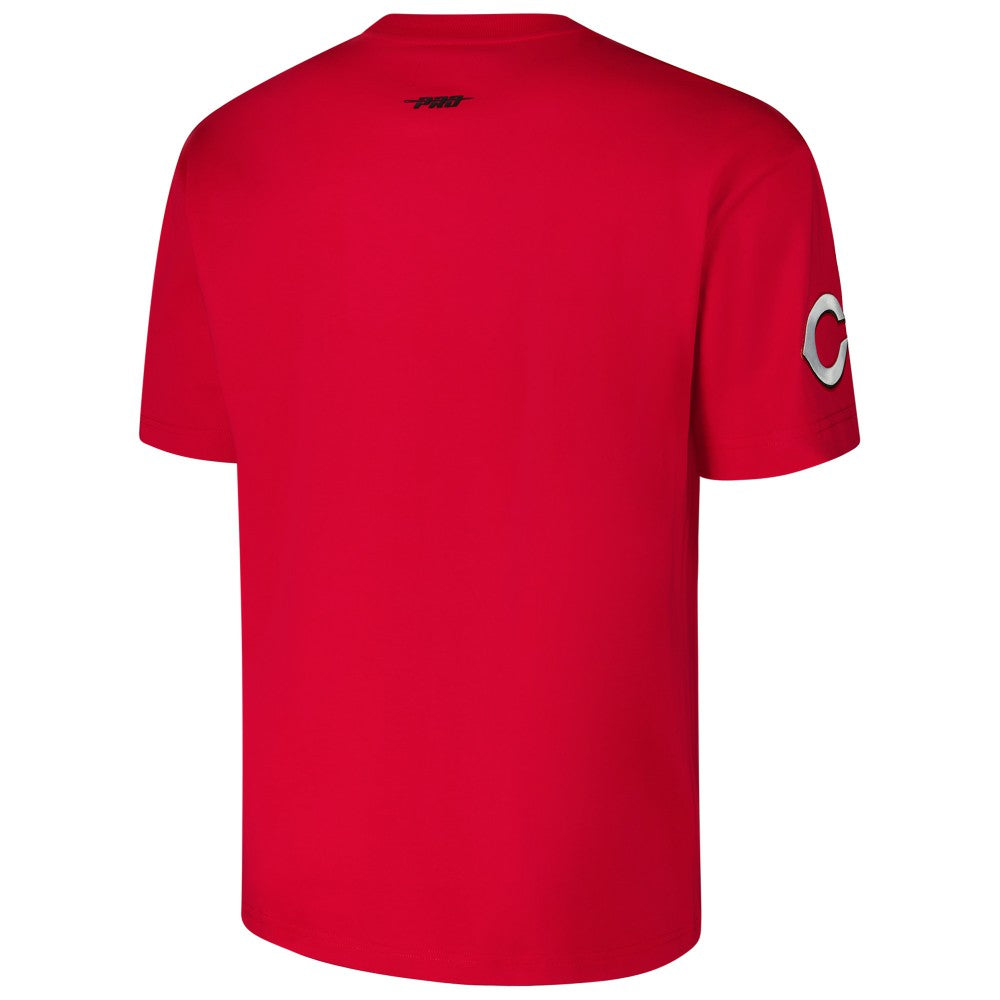 Cincinnati Reds Pro Standard Turn It Up Dropped Shoulder T-Shirt | MLB New