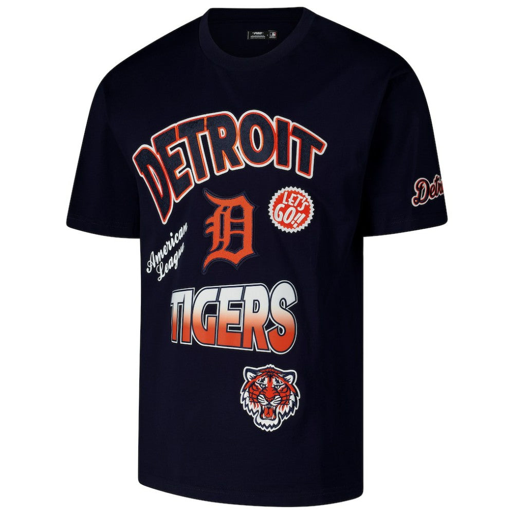 Detroit Tigers Pro Standard Turn It Up Dropped Shoulder T-Shirt | MLB Discount