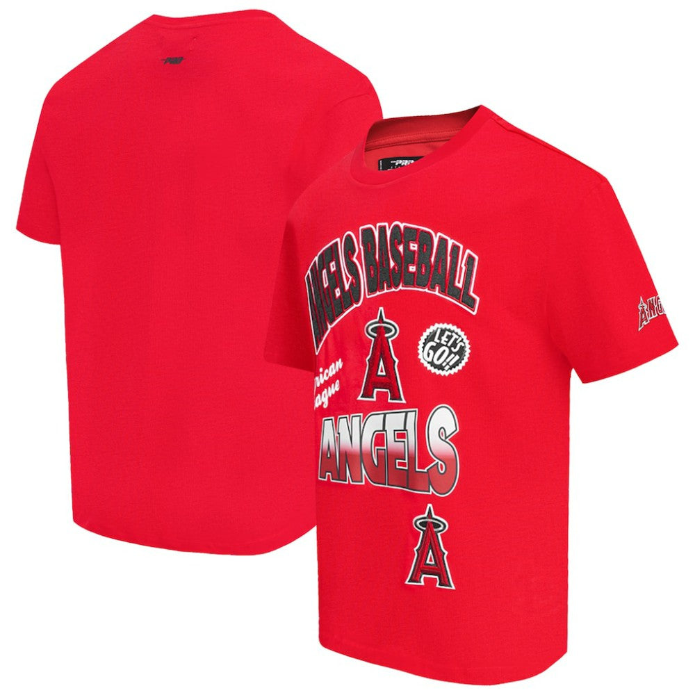 Los Angeles Angels Pro Standard Turn It Up Dropped Shoulder T-Shirt | MLB For sale