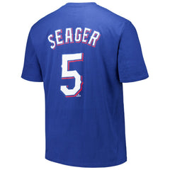 Corey Seager Texas Rangers Fanatics Big & Tall Name & Number T-Shirt | MLB Outlet