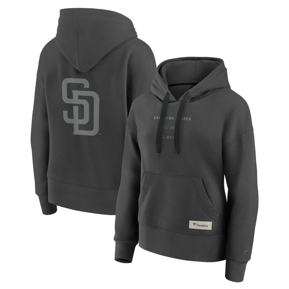 San Diego Padres Fanatics Women's Elements Future Ground Subtle Tonal Pullover Hoodie | MLB New