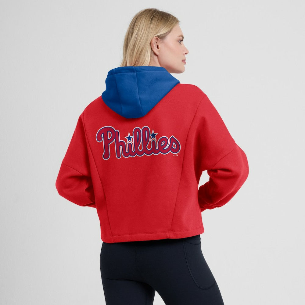Philadelphia Phillies Fanatics Women's Oversized Legacy Favorite Spectator Pullover Hoodie | MLB Discount