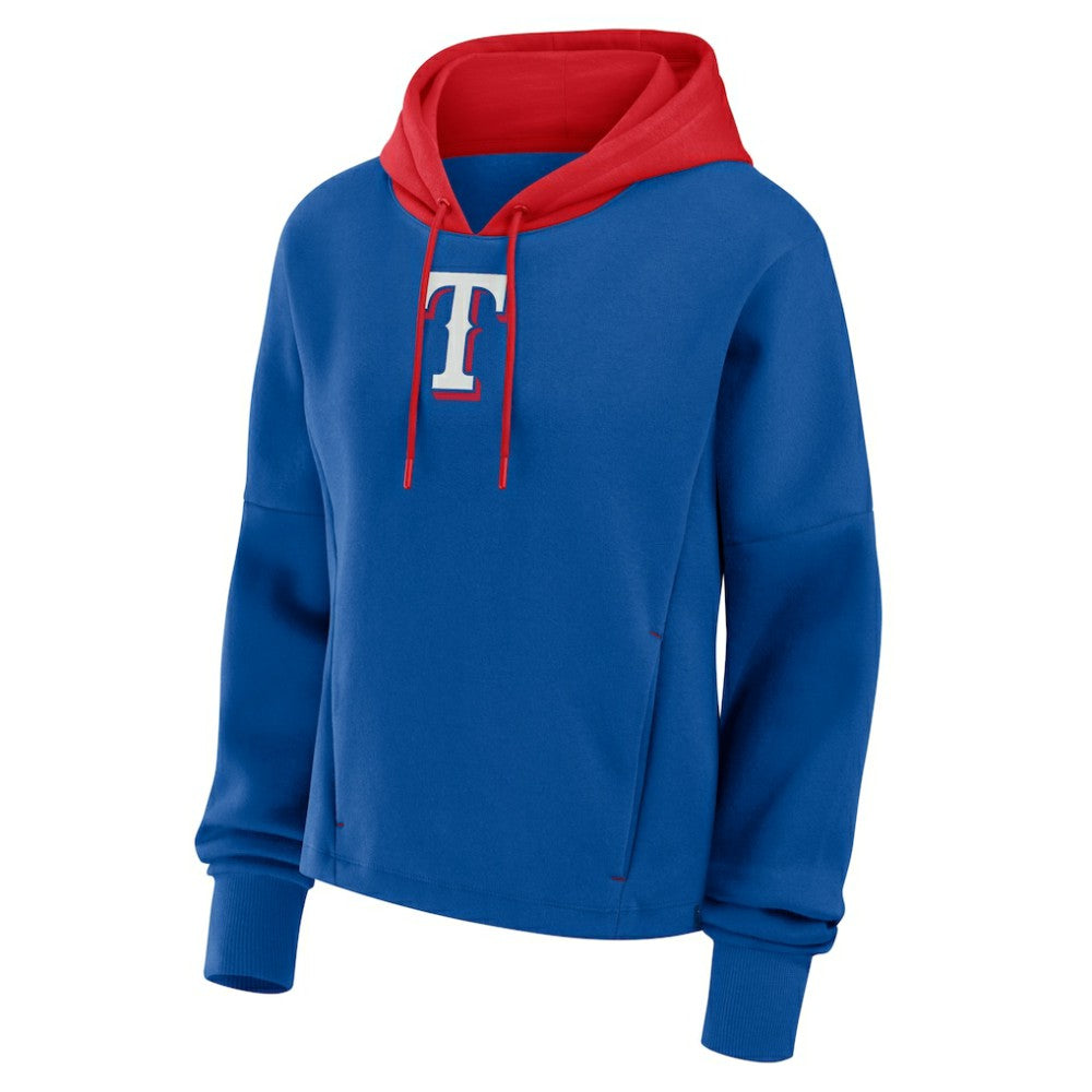 Texas Rangers Fanatics Women's Oversized Legacy Favorite Spectator Pullover Hoodie | MLB Sale