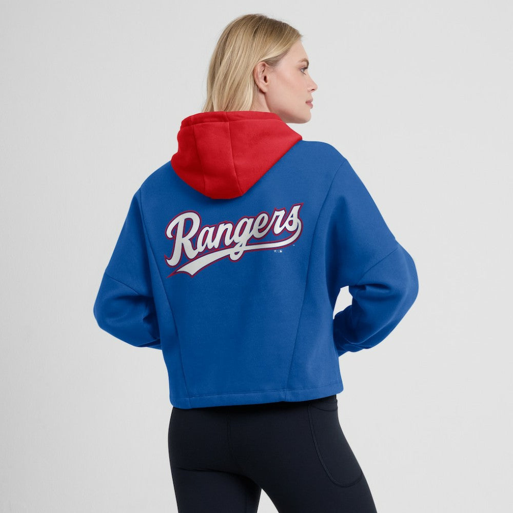 Texas Rangers Fanatics Women's Oversized Legacy Favorite Spectator Pullover Hoodie | MLB Sale
