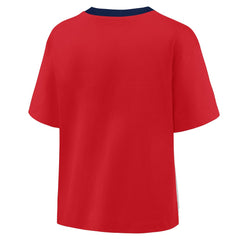 St. Louis Cardinals Fanatics Oversized Race To Win V-Neck T-Shirt | MLB Outlet