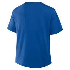 Texas Rangers Fanatics Women's Fan Fave Stadium Slub Boxy T-Shirt | MLB On Sale