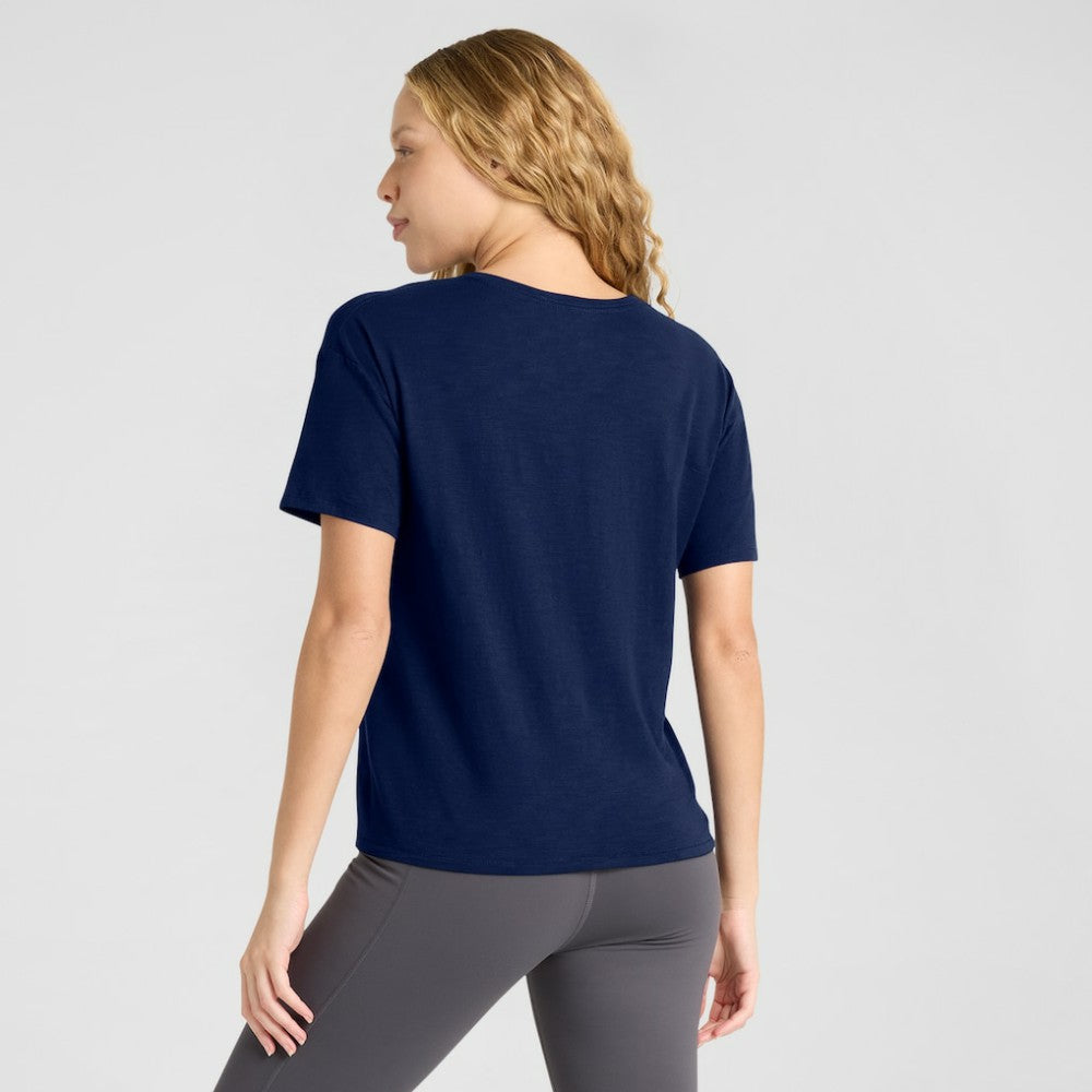 Atlanta Braves Fanatics Women's Fan Fave Stadium Slub Boxy T-Shirt | MLB Outlet