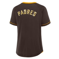 San Diego Padres Fanatics Women's League Diva Star Raglan V-Neck T-Shirt | MLB Shop