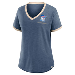 Minnesota Twins Fanatics Women's Binge Worthy Stadium Slub V-Neck T-Shirt | MLB For sale