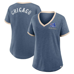 Chicago White Sox Fanatics Women's Binge Worthy Stadium Slub V-Neck T-Shirt | MLB Sale