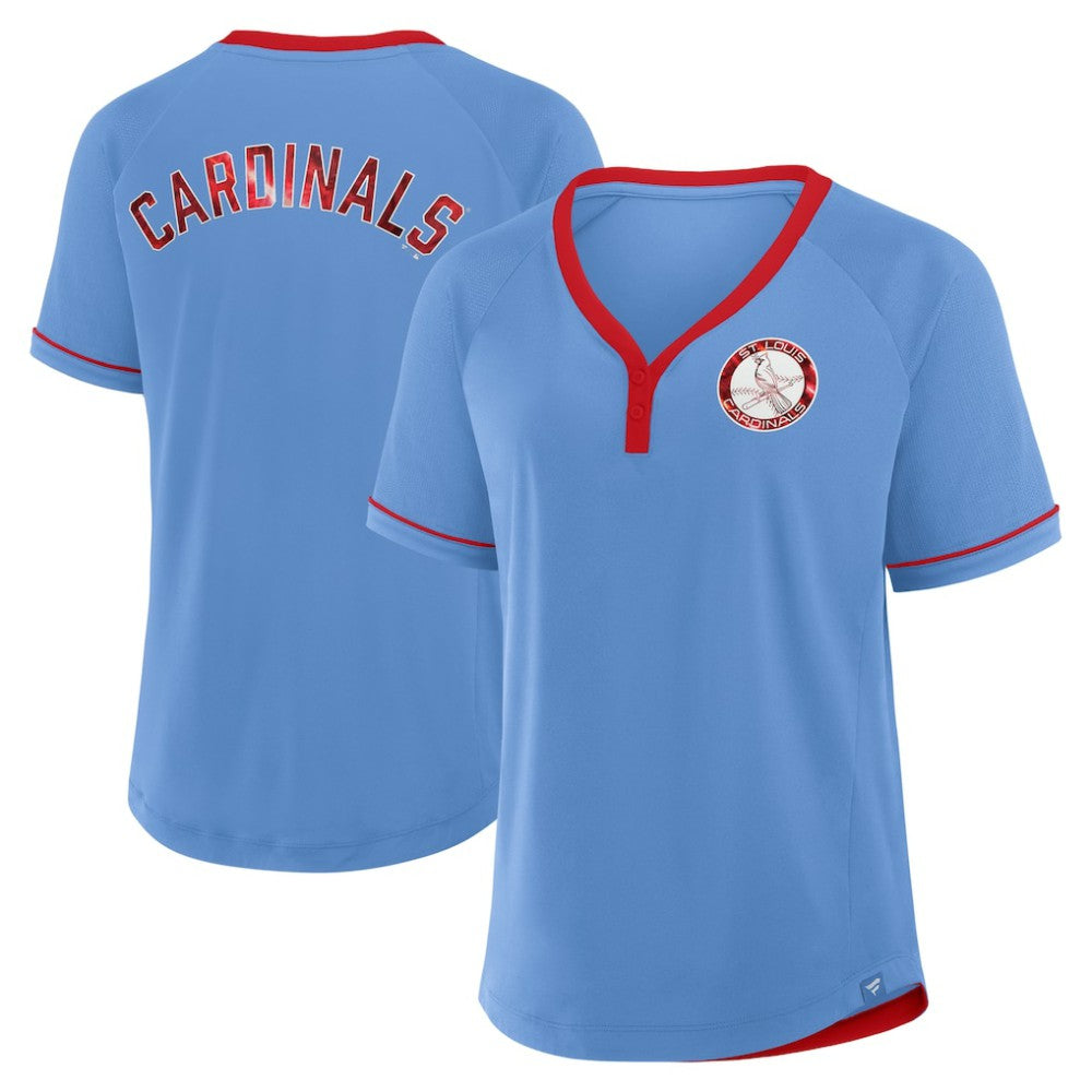St. Louis Cardinals Fanatics Women's Cooperstown Collection League Diva V-Neck T-Shirt | MLB Near me