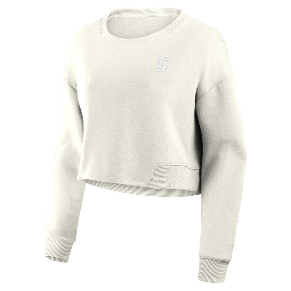 San Francisco Giants Fanatics Women's Studio Cropped Pullover Sweatshirt | MLB US
