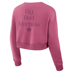 Cincinnati Reds Fanatics Women's Studio Cropped Pullover Sweatshirt | MLB New