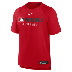 Washington Nationals Nike Authentic Collection Pregame Raglan Dri-FIT T-Shirt | MLB US