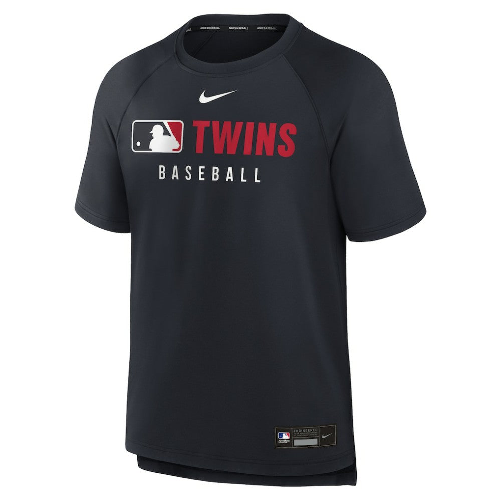 Minnesota Twins Nike Authentic Collection Pregame Raglan Dri-FIT T-Shirt | MLB Shop