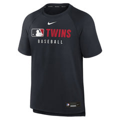 Minnesota Twins Nike Authentic Collection Pregame Raglan Dri-FIT T-Shirt | MLB Shop