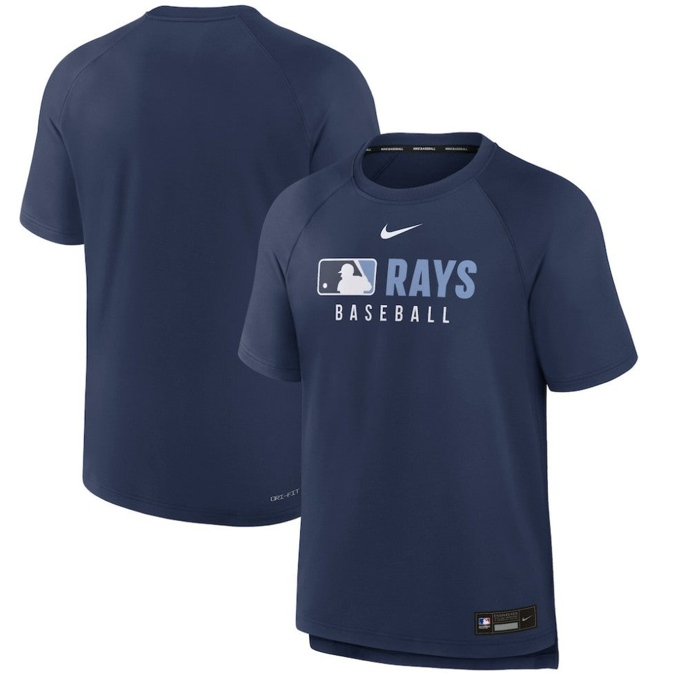 Tampa Bay Rays Nike Authentic Collection Pregame Raglan Dri-FIT T-Shirt | MLB On Sale