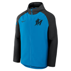 Miami Marlins Nike Authentic Collection Raglan Performance Full-Zip Jacket | MLB US