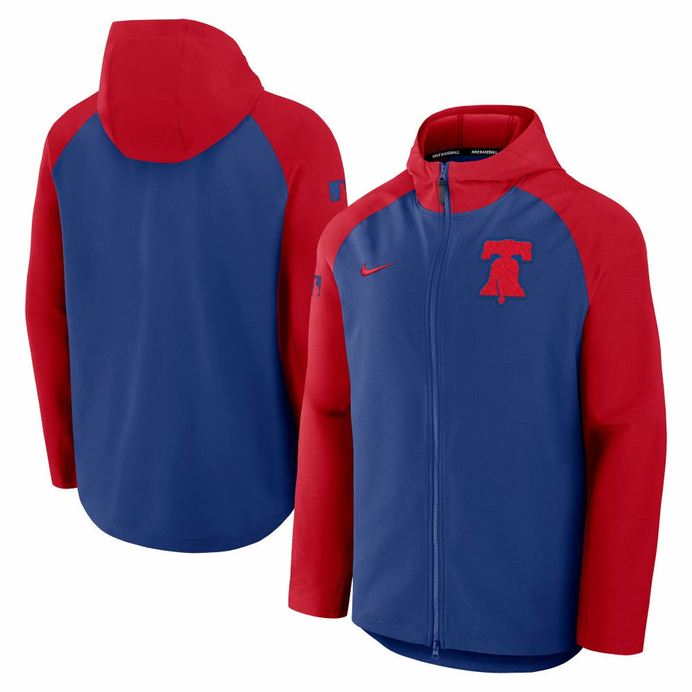 Philadelphia Phillies Nike Authentic Collection Raglan Performance Full-Zip Jacket | MLB New