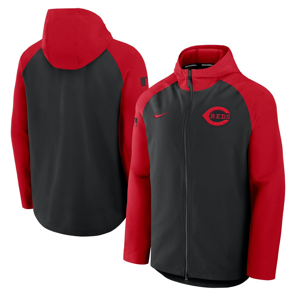 Cincinnati Reds Nike Authentic Collection Raglan Performance Full-Zip Jacket | MLB New