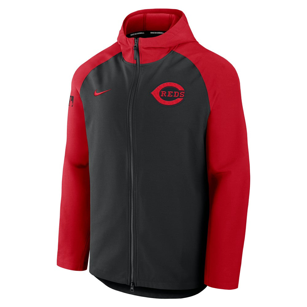 Cincinnati Reds Nike Authentic Collection Raglan Performance Full-Zip Jacket | MLB New