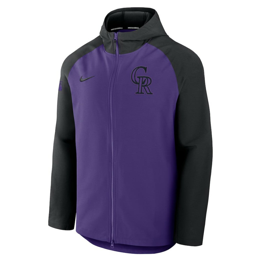 Colorado Rockies Nike Authentic Collection Raglan Performance Full-Zip Jacket | MLB US