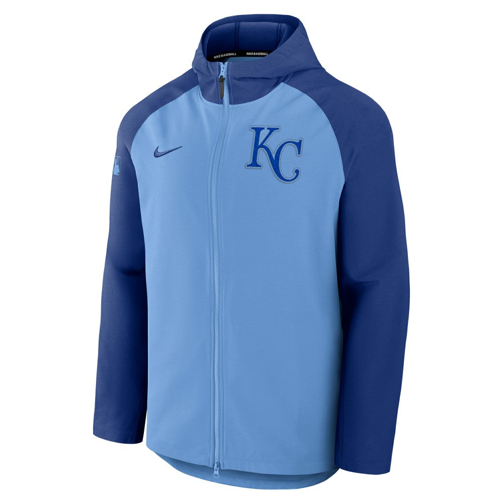 Kansas City Royals Nike Authentic Collection Raglan Performance Full-Zip Jacket | MLB Outlet