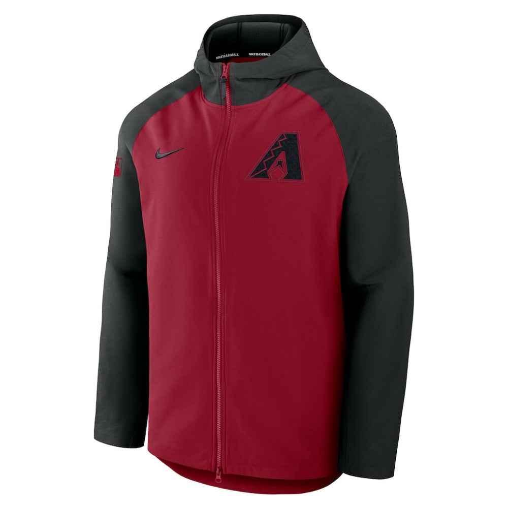 Arizona Diamondbacks Nike Authentic Collection Raglan Performance Full-Zip Jacket | MLB Outlet