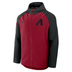Arizona Diamondbacks Nike Authentic Collection Raglan Performance Full-Zip Jacket | MLB Outlet