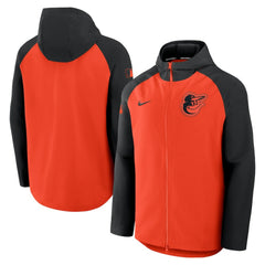 Baltimore Orioles Nike Authentic Collection Raglan Performance Full-Zip Jacket | MLB On Sale
