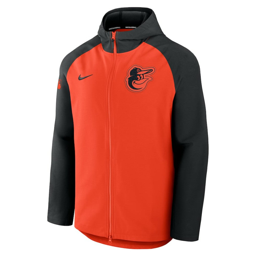 Baltimore Orioles Nike Authentic Collection Raglan Performance Full-Zip Jacket | MLB On Sale