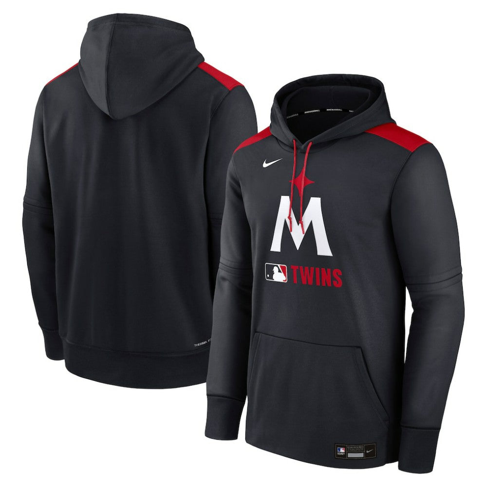 Minnesota Twins Nike Authentic Collection Performance Pullover Hoodie | MLB Outlet