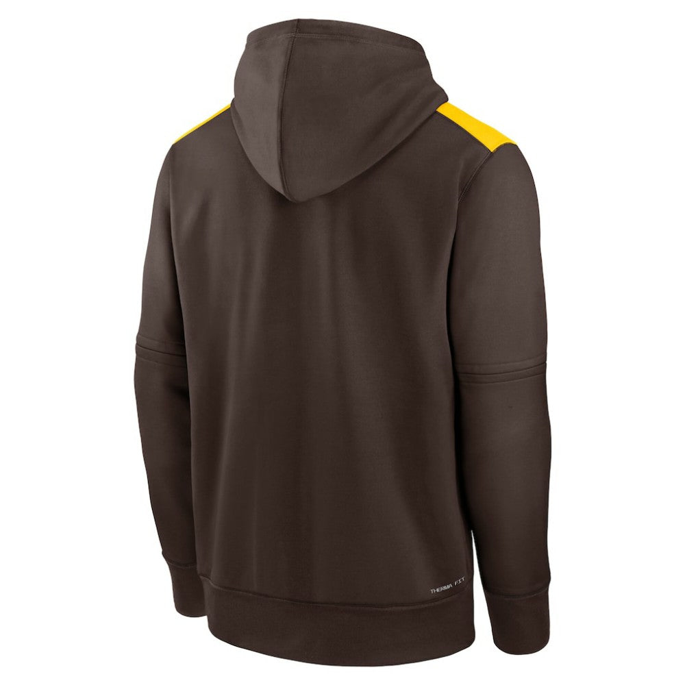 San Diego Padres Nike Authentic Collection Performance Pullover Hoodie | MLB Outlet