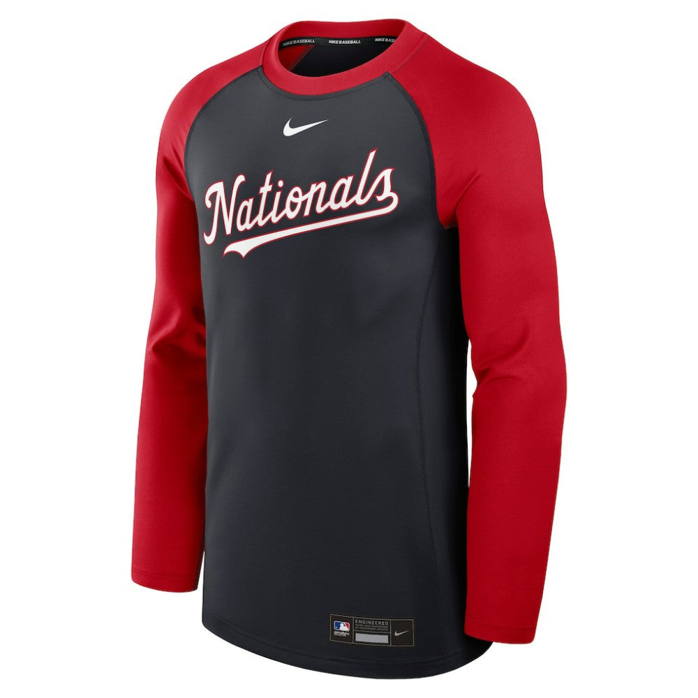 Washington Nationals Nike Authentic Collection Game Time Raglan Dri-FIT Long Sleeve T-Shirt | MLB Near me