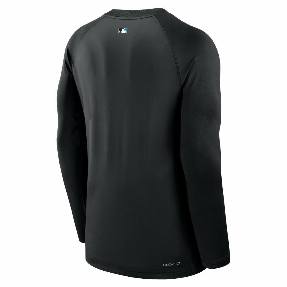 Miami Marlins Nike Authentic Collection Game Time Raglan Dri-FIT Long Sleeve T-Shirt | MLB Online