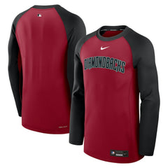 Arizona Diamondbacks Nike Authentic Collection Game Time Raglan Dri-FIT Long Sleeve T-Shirt | MLB On Sale