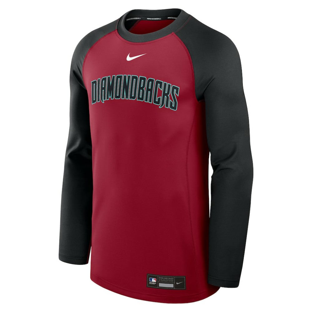 Arizona Diamondbacks Nike Authentic Collection Game Time Raglan Dri-FIT Long Sleeve T-Shirt | MLB On Sale
