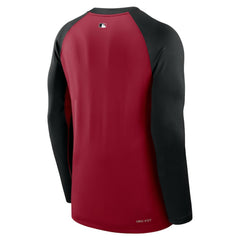 Arizona Diamondbacks Nike Authentic Collection Game Time Raglan Dri-FIT Long Sleeve T-Shirt | MLB On Sale