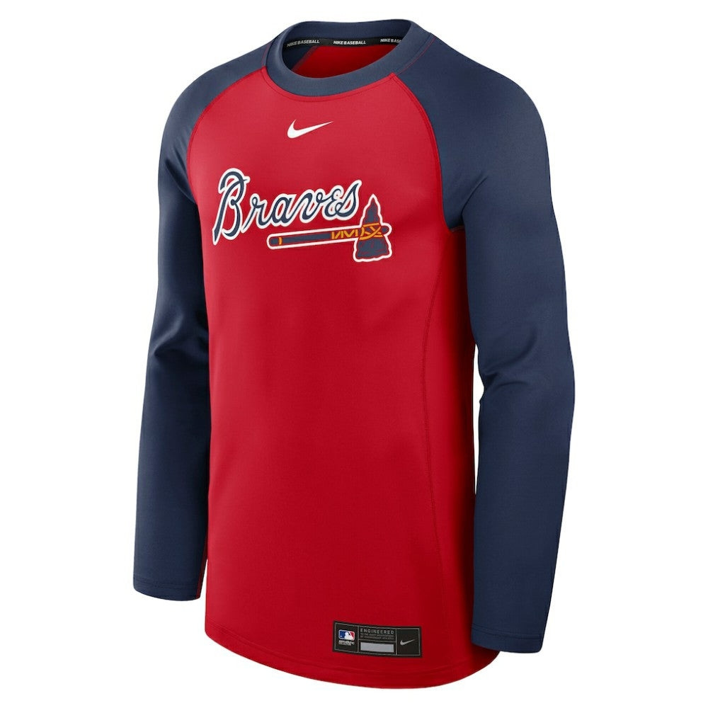Atlanta Braves Nike Authentic Collection Game Time Raglan Dri-FIT Long Sleeve T-Shirt | MLB US