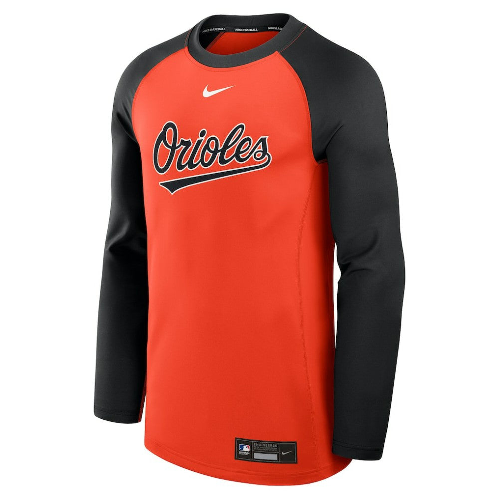Baltimore Orioles Nike Authentic Collection Game Time Raglan Dri-FIT Long Sleeve T-Shirt | MLB Sale