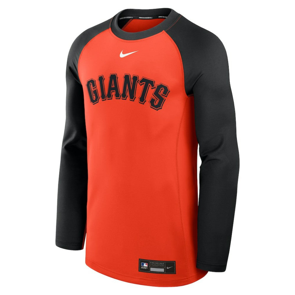 San Francisco Giants Nike Authentic Collection Game Time Raglan Dri-FIT Long Sleeve T-Shirt | MLB Outlet