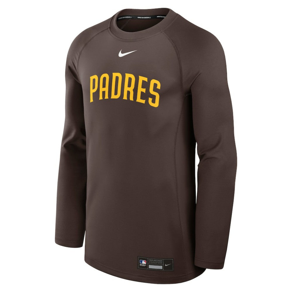 San Diego Padres Nike Authentic Collection Game Time Raglan Dri-FIT Long Sleeve T-Shirt | MLB Shop