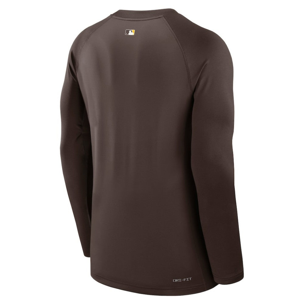 San Diego Padres Nike Authentic Collection Game Time Raglan Dri-FIT Long Sleeve T-Shirt | MLB Shop