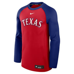 Texas Rangers Nike Authentic Collection Game Time Raglan Dri-FIT Long Sleeve T-Shirt | MLB Online