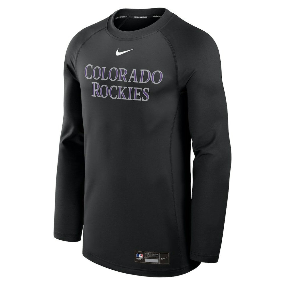 Colorado Rockies Nike Authentic Collection Game Time Raglan Dri-FIT Long Sleeve T-Shirt | MLB Near me