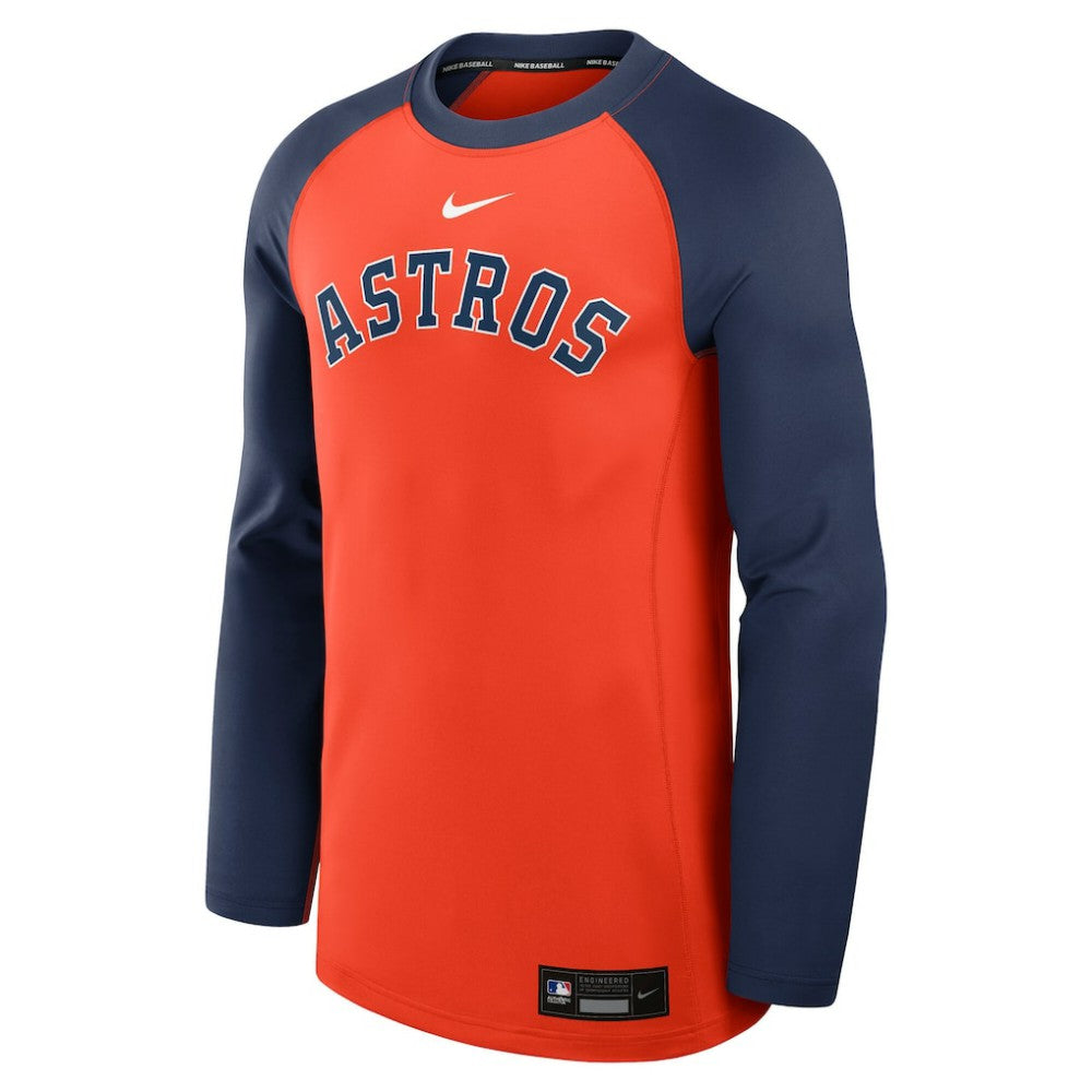 Houston Astros Nike Authentic Collection Game Time Raglan Dri-FIT Long Sleeve T-Shirt | MLB For sale