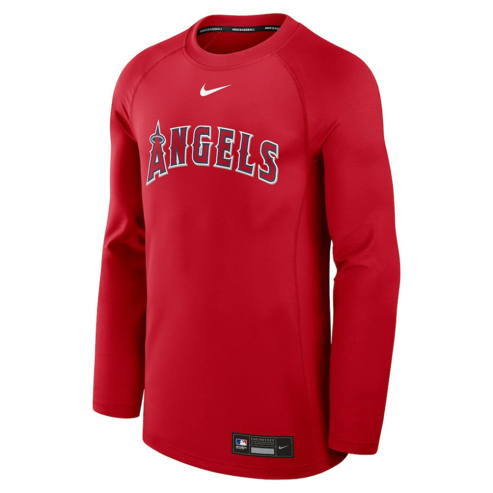 Los Angeles Angels Nike Authentic Collection Game Time Raglan Dri-FIT Long Sleeve T-Shirt | MLB For sale
